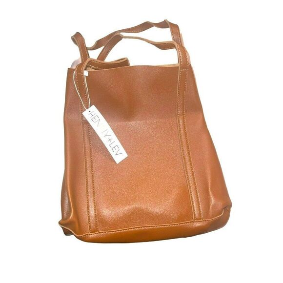 Henny & Lev - Danielle Tote Bag in Cognac - Picture 6 of 6